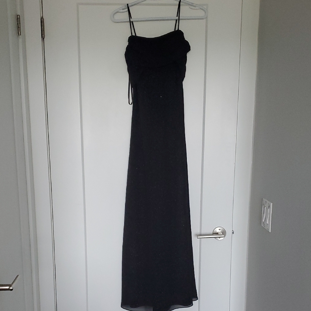 Laura Petites Black Sparkly Dress